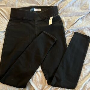 Old Navy Adj Waist Midrise Rockstar Super Skinny Jeggings Size 4 NWT